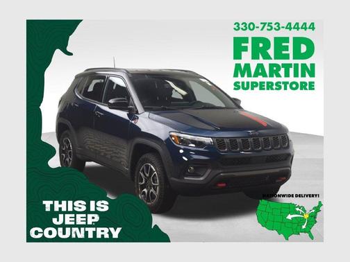 Fathom Blue Pearlcoat 2026 Jeep Compass Trailhawk