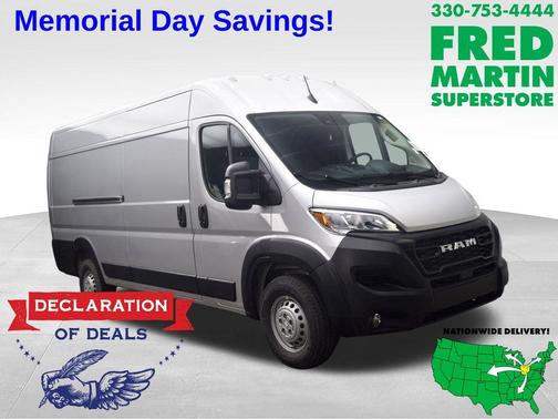 Bright Silver Clearcoat Metallic 2026 RAM ProMaster 3500 High Roof