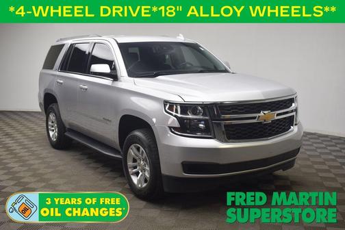 Silver Ice Metallic 2018 Chevrolet Tahoe LT