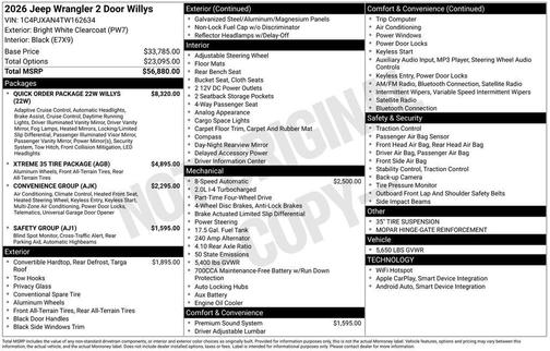 2026 Jeep Wrangler