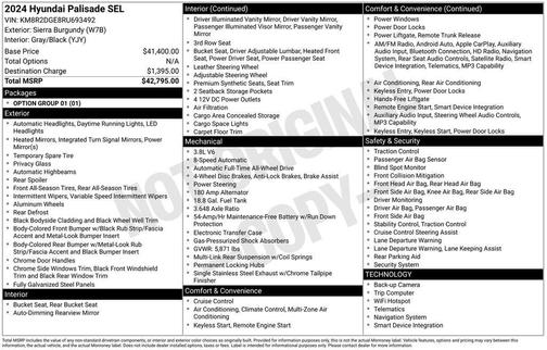 2024 Hyundai PALISADE SEL