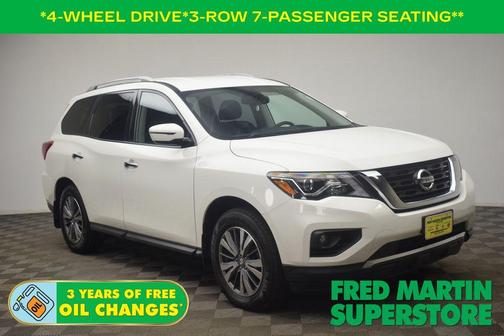 Glacier White 2020 Nissan Pathfinder SV