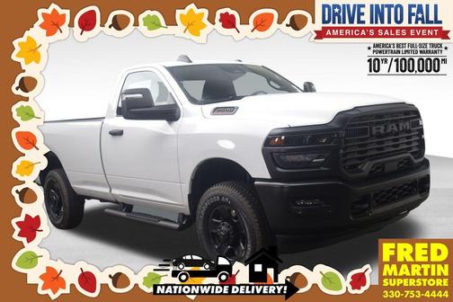 Bright White Clearcoat 2026 RAM 2500 Tradesman