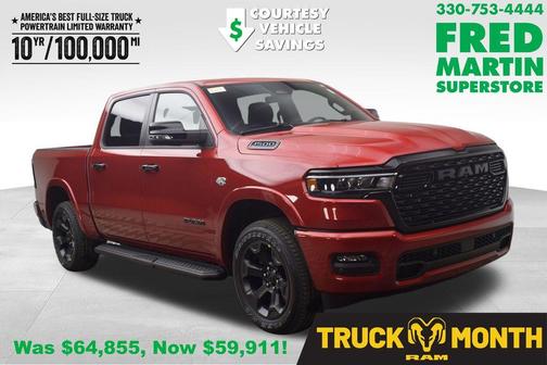 Molten Red Pearlcoat 2026 RAM 1500 Big Horn/Lone Star