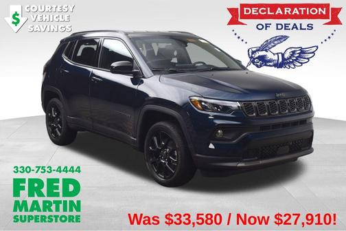 Fathom Blue Pearlcoat 2026 Jeep Compass Latitude