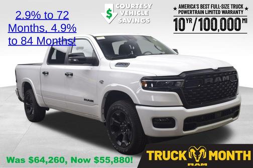 Bright White Clearcoat 2026 RAM 1500 Big Horn/Lone Star