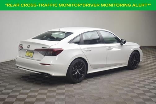 Platinum White Pearl 2025 Honda Civic Sport
