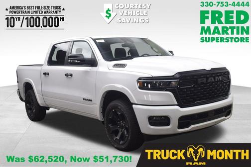 Bright White Clearcoat 2026 RAM 1500 Big Horn/Lone Star
