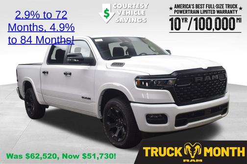 Bright White Clearcoat 2026 RAM 1500 Big Horn/Lone Star