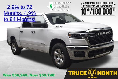 Bright White Clearcoat 2026 RAM 1500 Big Horn/Lone Star