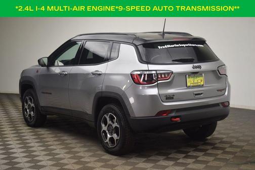 Billet Silver Metallic Clearcoat 2022 Jeep Compass Trailhawk