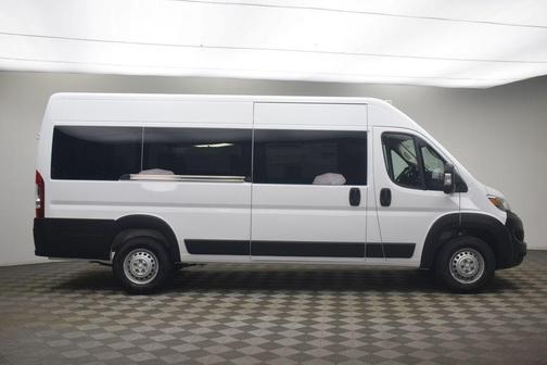 Bright White Clearcoat 2026 RAM ProMaster 3500 Window Van High Roof