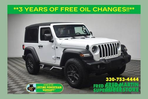 Bright White Clearcoat 2024 Jeep Wrangler Sport