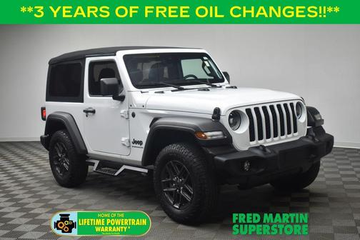 Bright White Clearcoat 2024 Jeep Wrangler Sport