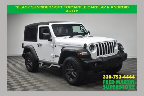 Bright White Clearcoat 2024 Jeep Wrangler Sport