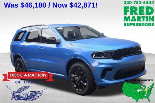 Blue 2026 Dodge Durango GT