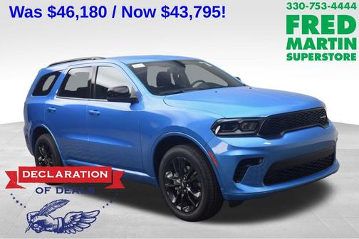 Blue 2026 Dodge Durango GT