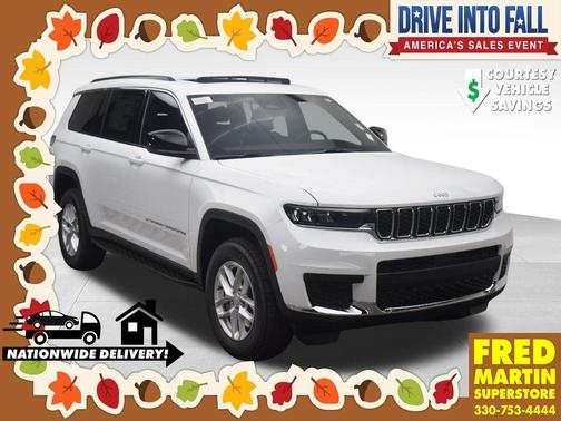 Bright White Clearcoat 2026 Jeep Grand Cherokee L Laredo