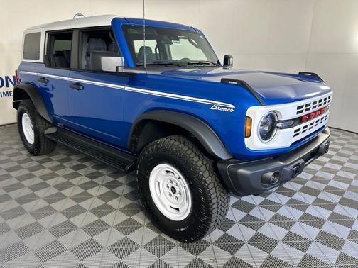 Velocity Blue Metallic 2026 Ford Bronco Heritage Edition
