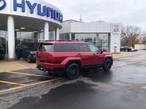 Ultimate Red 2026 Hyundai SANTA FE HEV Calligraphy