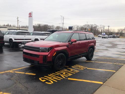 Ultimate Red 2026 Hyundai SANTA FE HEV Calligraphy