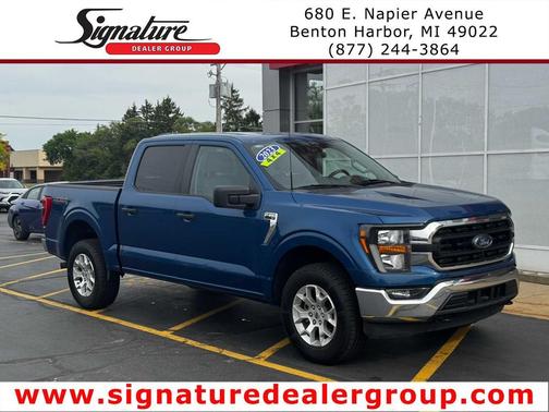 Atlas Blue Metallic 2023 Ford F-150 XLT