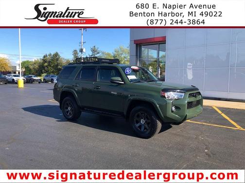 Army Green 2022 Toyota 4Runner Trail Special Edition