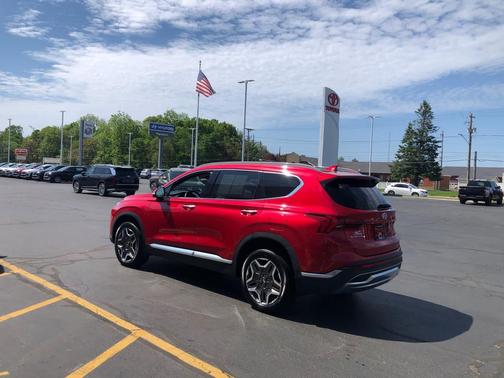 Calypso Red 2023 Hyundai SANTA FE Limited