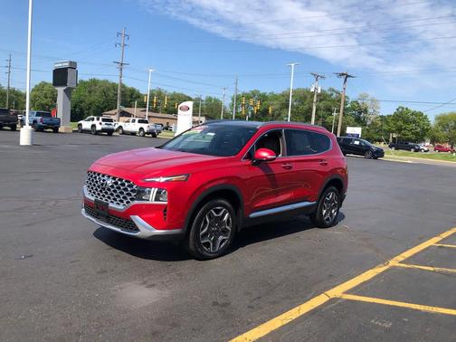 Calypso Red 2023 Hyundai SANTA FE Limited