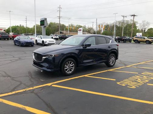 Deep Crystal Blue Mica 2025 Mazda CX-5 2.5 S Preferred Package