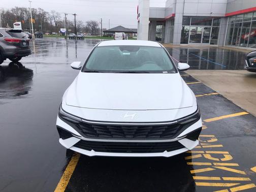 Serenity White 2026 Hyundai ELANTRA HEV Blue