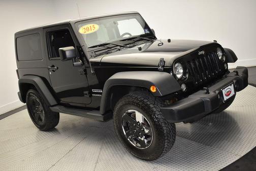 Black Clearcoat 2015 Jeep Wrangler Sport