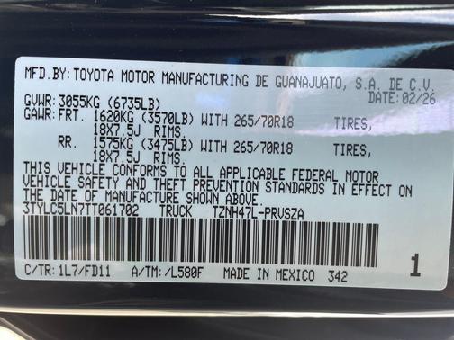 Underground 2026 Toyota Tacoma Hybrid TRD Off Road