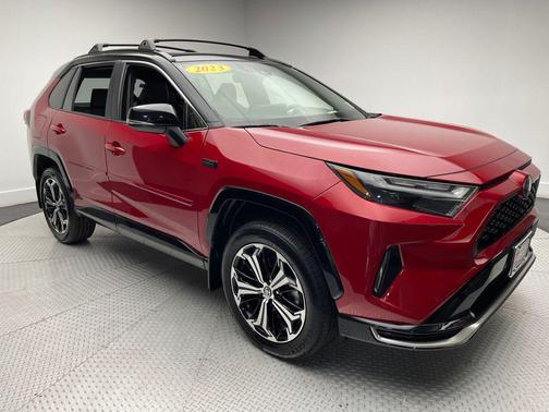 Supersonic Red/Midnight Black Metallic 2023 Toyota RAV4 Prime XSE