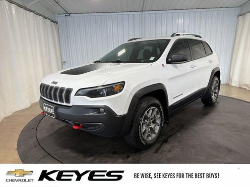Bright White Clearcoat 2020 Jeep Cherokee Trailhawk