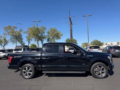 Shadow Black 2017 Ford F-150 Lariat