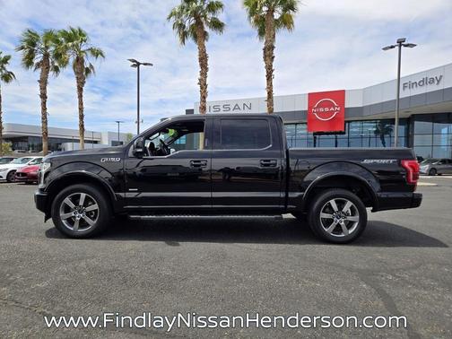 Shadow Black 2017 Ford F-150 Lariat