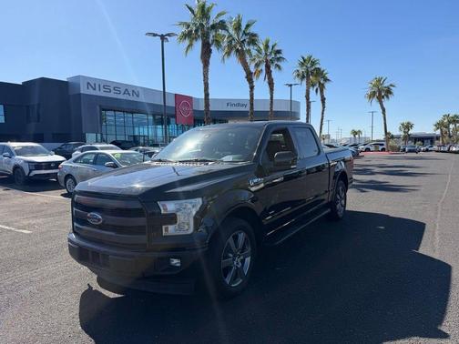 Shadow Black 2017 Ford F-150 Lariat