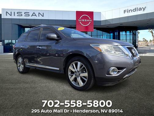 Dark Slate 2014 Nissan Pathfinder Platinum