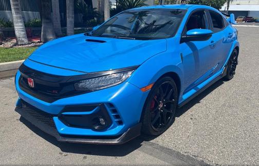 Boost Blue Pearl 2021 Honda Civic Type R Touring