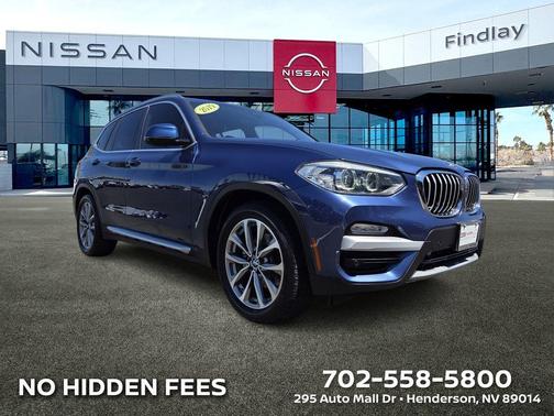 Phytonic Blue Metallic 2019 BMW X3 xDrive30i