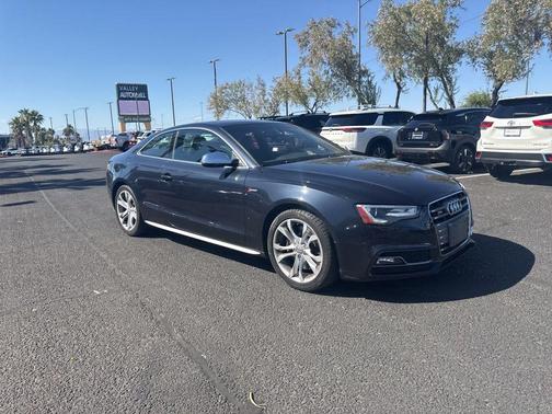 Moonlight Blue Metallic / Brown Roof 2013 Audi S5 3.0T Premium Plus quattro