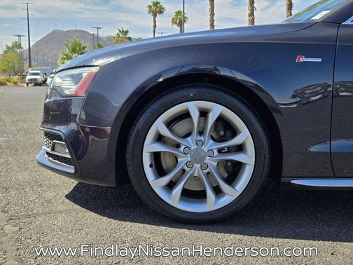 Moonlight Blue Metallic / Brown Roof 2013 Audi S5 3.0T Premium Plus quattro
