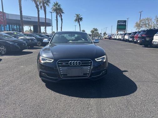 Moonlight Blue Metallic / Brown Roof 2013 Audi S5 3.0T Premium Plus quattro