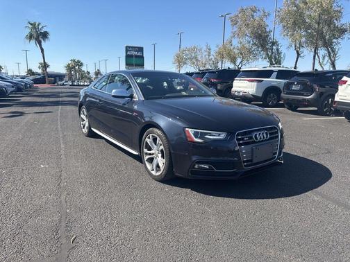 Moonlight Blue Metallic / Brown Roof 2013 Audi S5 3.0T Premium Plus quattro