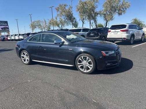 Moonlight Blue Metallic / Brown Roof 2013 Audi S5 3.0T Premium Plus quattro