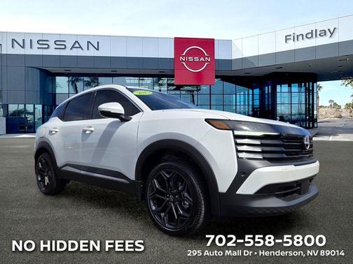 Aspen White Tri 2025 Nissan Kicks SR