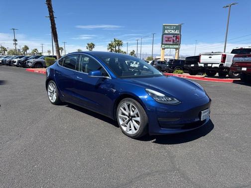 Deep Blue Metallic 2018 Tesla Model 3 Long Range