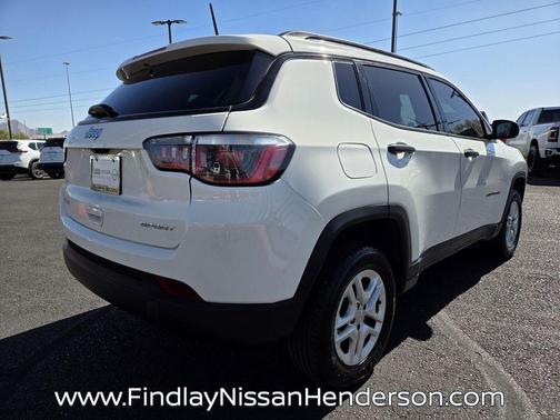 White Clearcoat 2018 Jeep Compass Sport