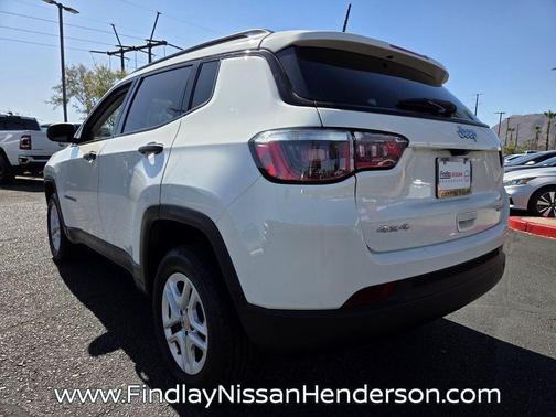White Clearcoat 2018 Jeep Compass Sport